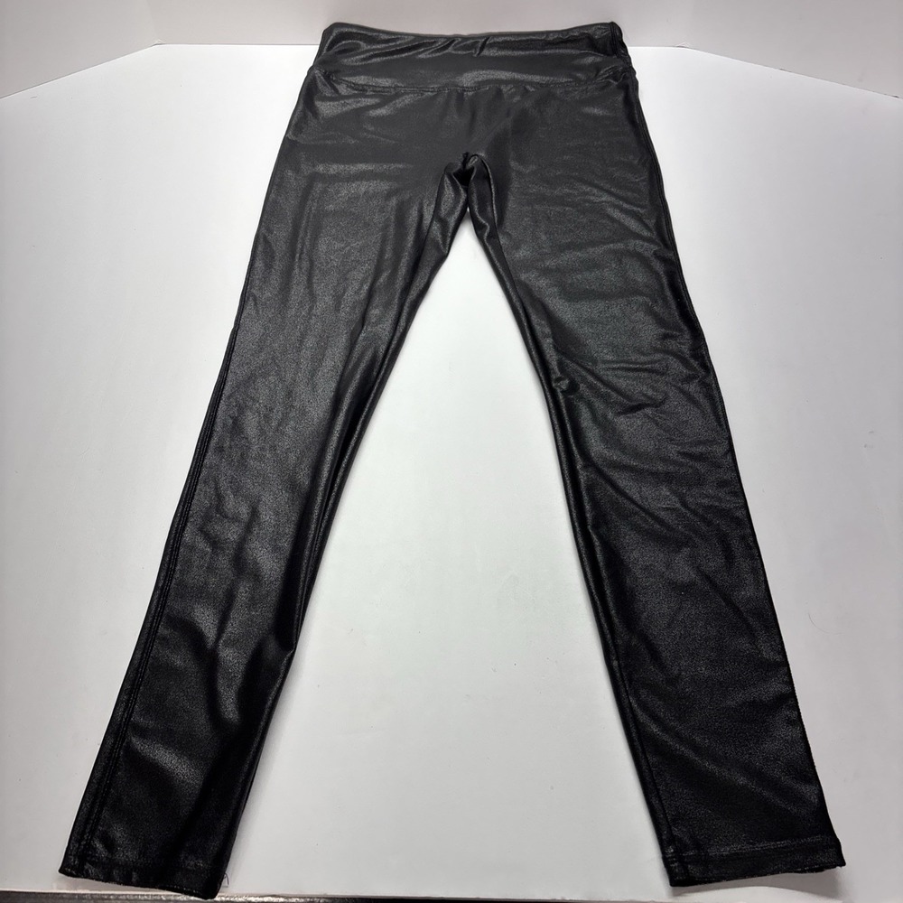 Retro Gong Women's Black Stretch Leggings Size L. Waist:27in